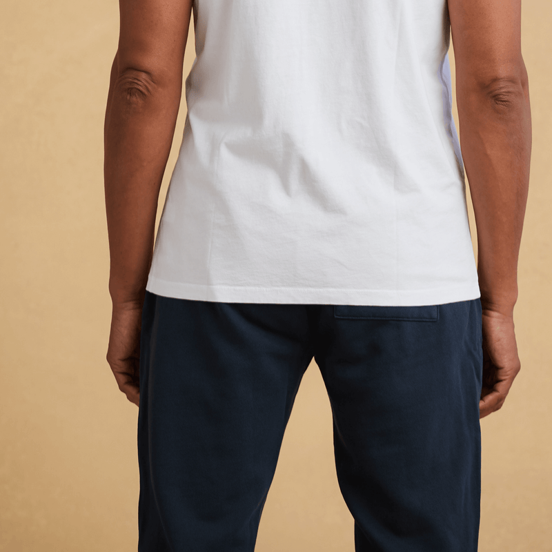navy-blue Mens French Terry Joggers