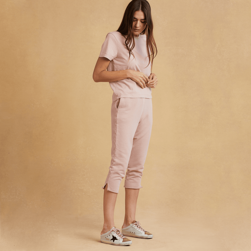 blush Womens French Terry Track Pant