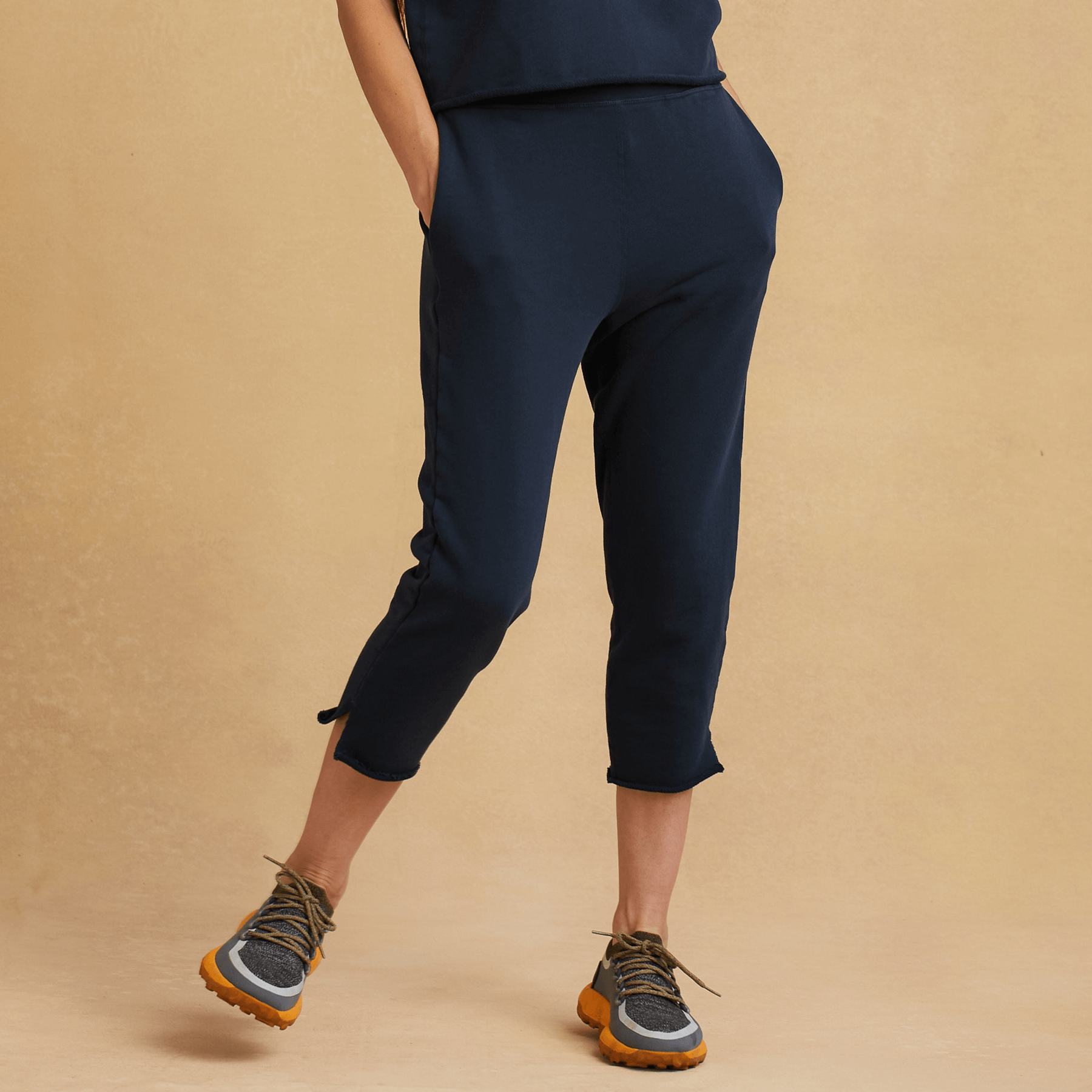 #color_navy-blue Womens French Terry Track Pant